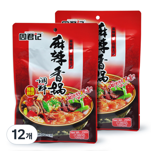 주군기 마라샹궈 소스, 200g, 12개