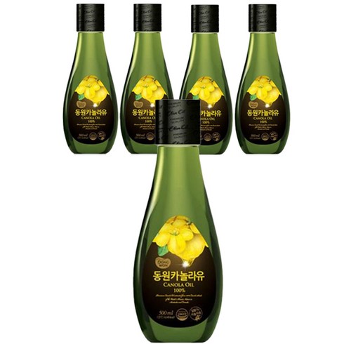 동원 카놀라유, 500ml, 5개