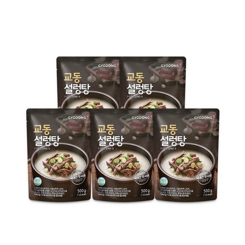 교동식품 설렁탕, 500g, 5개