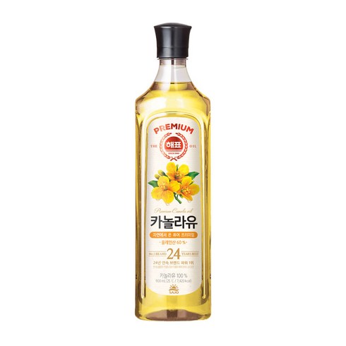 해표카놀라유 - 해표 카놀라유, 900ml, 1개