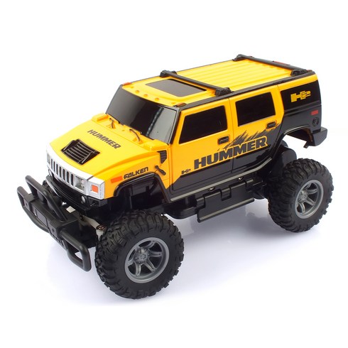 레프리카 2.4GHz 1/24 HUMMER H2 2WD R/C HEX351144YE 험머 H2 무선조종, 혼합 색상