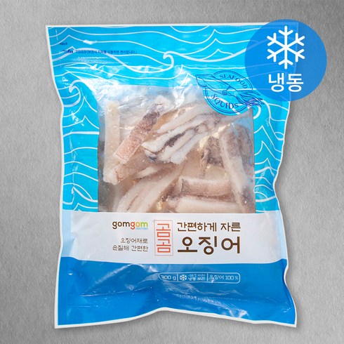 곰곰 간편하게 자른 오징어 (냉동), 300g, 1개