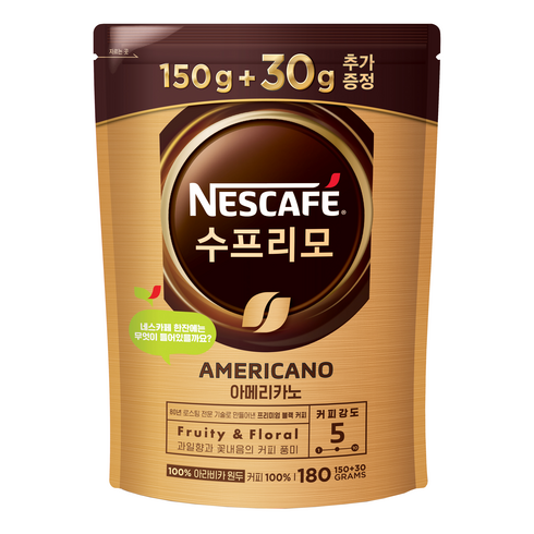 네스카페 수프리모 아메리카노, 180g, 1개입, 1개