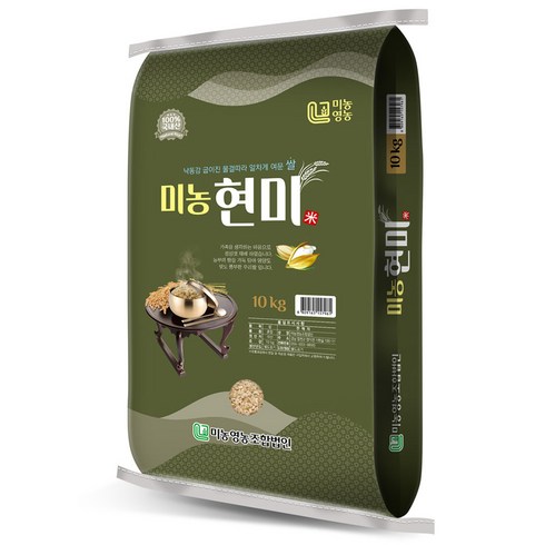 현미10kg - 미농 국산 현미, 10kg, 1개