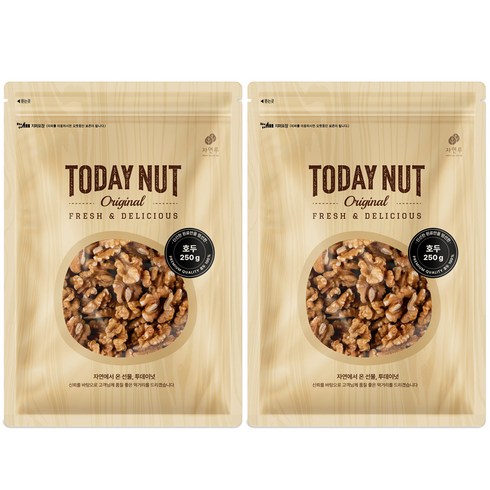 투데이넛 호두, 250g, 2개