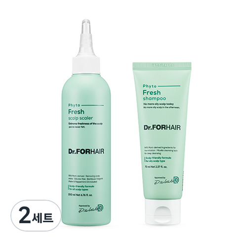 닥터포헤어 피토프레시 스칼프 두피스케일러 200ml + 샴푸 70ml 세트, 2세트