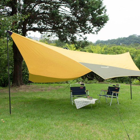 2023년 가성비 최고 캠빌 삿갓타프 - 아이두젠 헥사 타프, 브라운, 1개