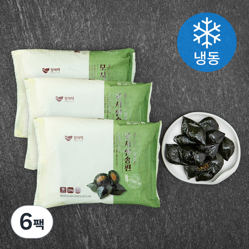 창억떡 쫄깃하고 달콤한 모시찐송편 (냉동), 250g, 6팩