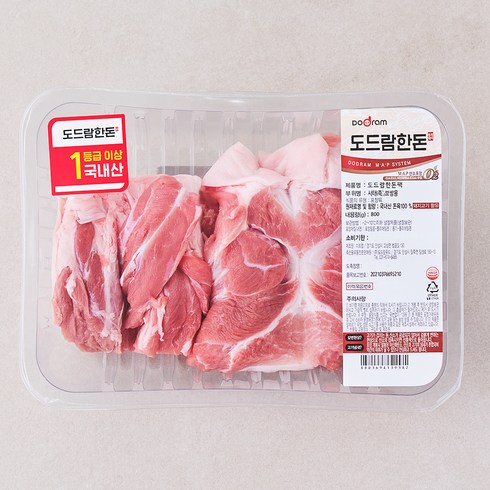 도드람한돈 사태 족 보쌈용 (냉장), 800g, 1개