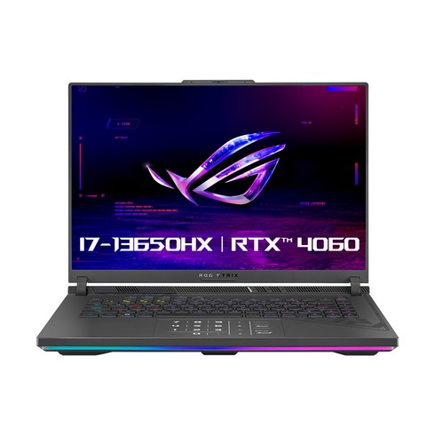 에이수스 2023 ROG 스트릭스 G16, Eclipse Gray, 코어i7, 512GB, 16GB, Free DOS, G614JV-N3031