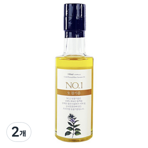 앤오일 생참기름, 180ml, 2개