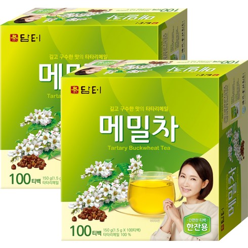 담터 메밀차100T/차/티백, 1.5g, 100개입, 2개