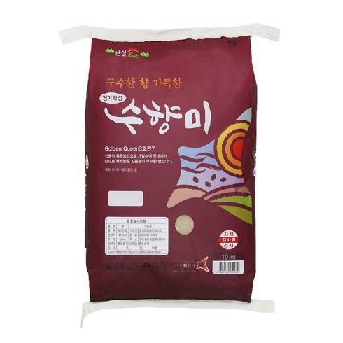 경기화성 수향미 골든퀸3호 백미, 10kg(상등급), 1개