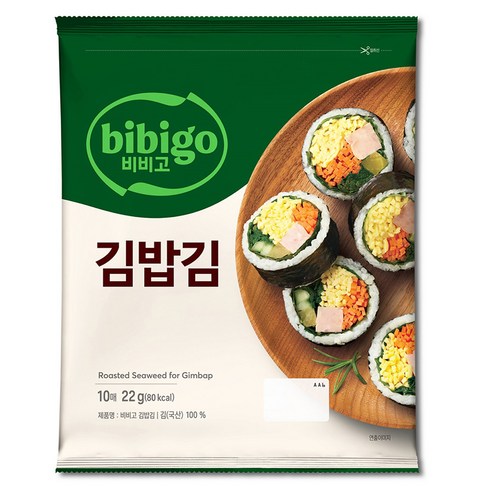 김밥김 - 비비고 김밥김, 22g, 2개