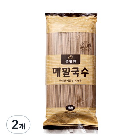 메밀면 - 봉평원 메밀국수, 1kg, 2개