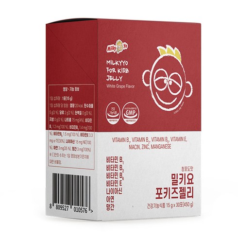 밀키요 포키즈 젤리, 30개, 15g