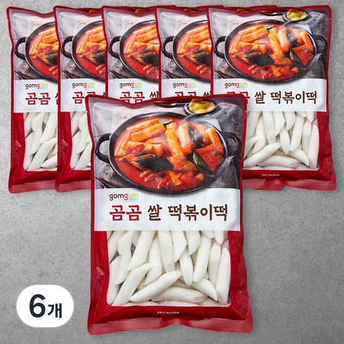 곰곰 쌀떡볶이떡, 1kg, 6개