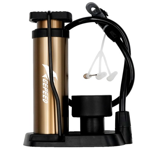 2023년 가성비 최고 자전거바람주입기 - 삼에스 에이스피드 휴대용 미니 발펌프, 골드, 1개