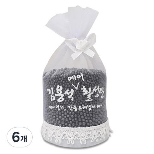 석코리아 김용석 에어활성탄 탈취제 본품, 400g, 6개