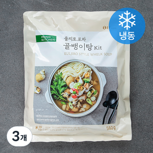 모노키친 을지로포차 골뱅이탕 키트 밀키트 (냉동), 560g, 3개