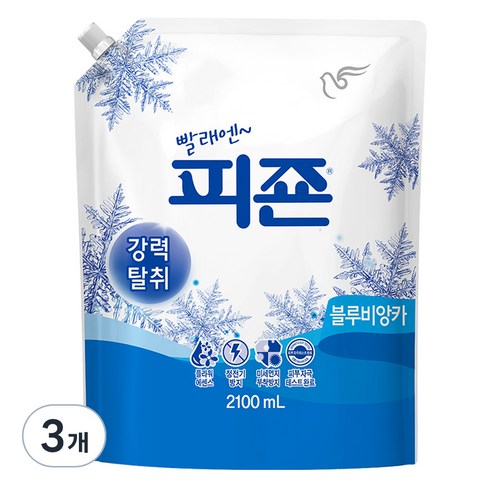 비앙카12면세점 - 피죤 레귤러 블루비앙카, 2.1L, 3개