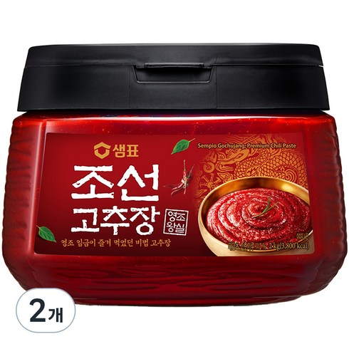 샘표 조선 고추장, 2kg, 2개