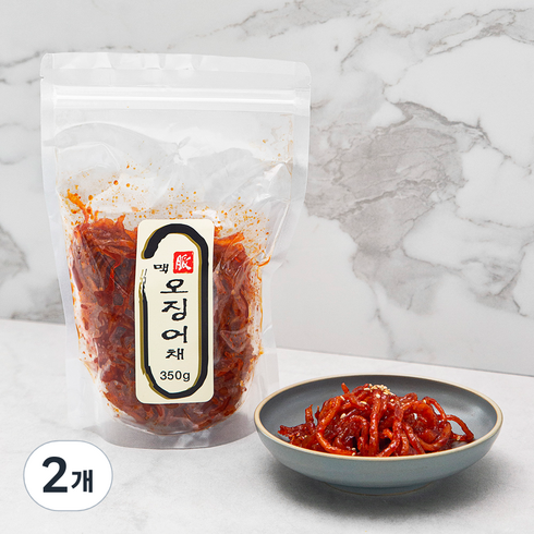 한국맥꾸룸 맥 오징어채, 350g, 2개
