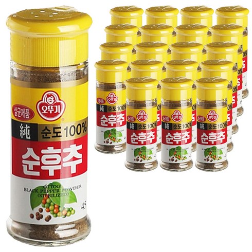 오뚜기 순후추, 45g, 20개