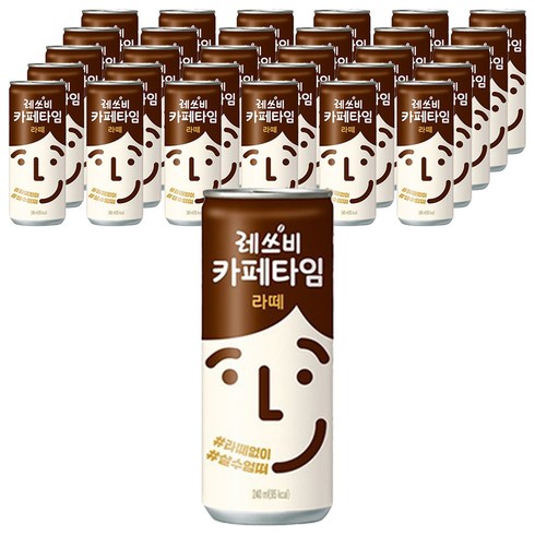 레쓰비 카페타임 라떼, 240ml, 60개