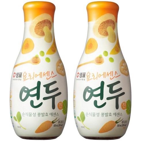 연두 - 샘표 요리에센스 연두 진, 500ml, 2개