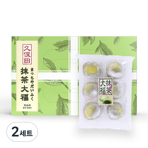 말차 찹쌀떡 150g x 2p 선물세트, 2세트