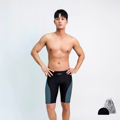 아쿠아티카 남성용 실내수영복 BBF18 + 단품 3종세트