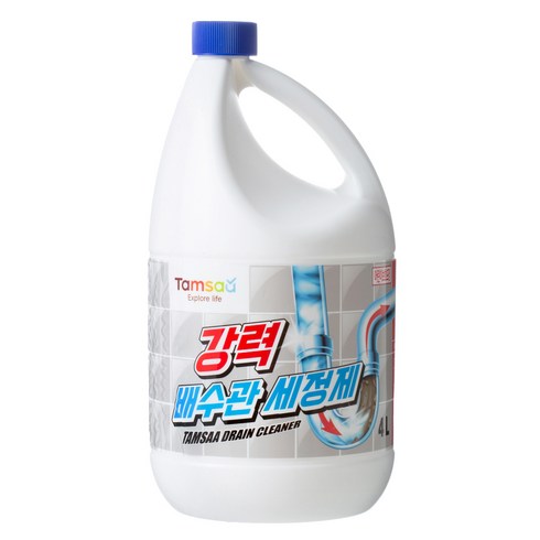 탐사 강력 배수관 세정제, 4L, 1개