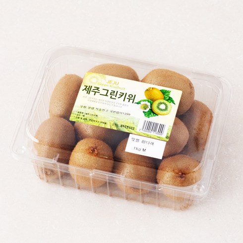 제주 그린키위, 1kg, 1개