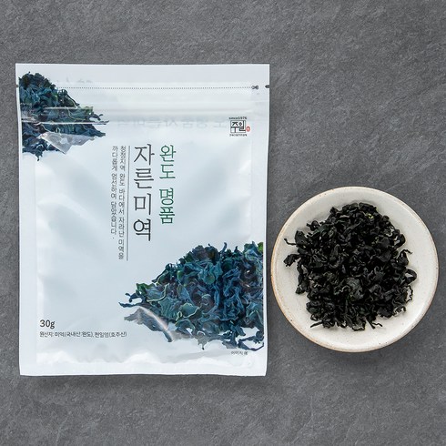 주일 완도명품 자른미역, 30g, 1개