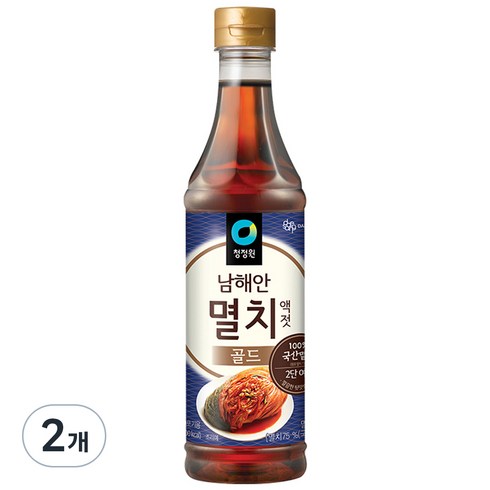 청정원 멸치골드액젓, 1kg, 2개