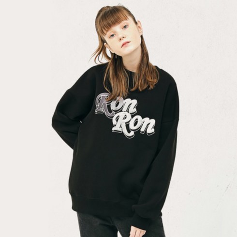 론론 NEEDLEWORK LOGO SWEATSHIRT