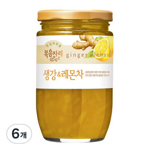 복음자리 생강 & 레몬차, 500g, 1개입, 6개