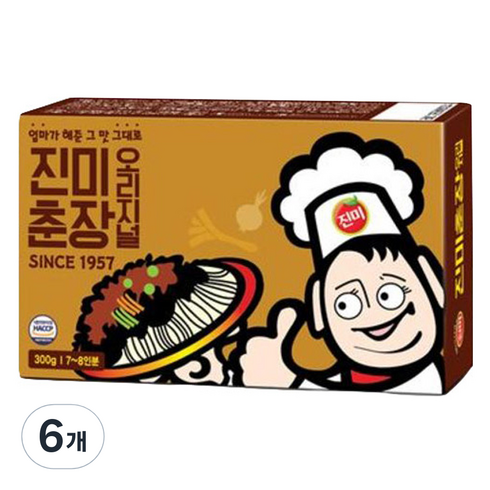 진미 춘장, 300g, 6개