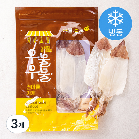 국내산 손질 한치 150g8팩 (총 2432마리 - 건한치 (냉동), 150g(M), 3개