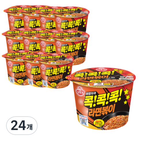 오뚜기 콕콕콕 라면볶이 용기 120g, 24개