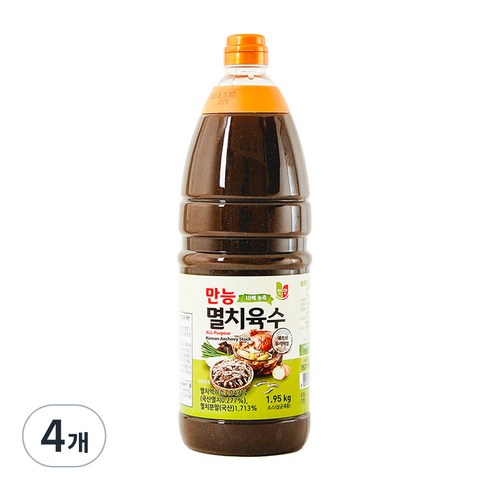 첫맛 만능 멸치육수, 1.95kg, 4개