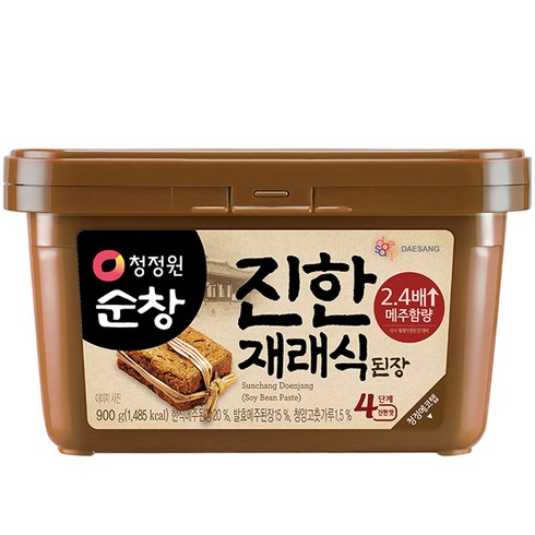 청정원 순창 진한 재래식 집된장, 900g, 1개