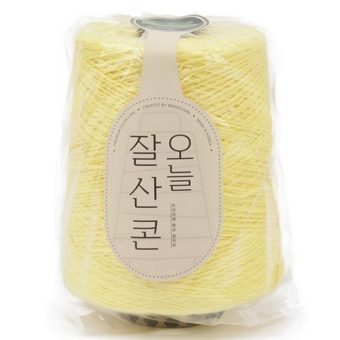 브랜드얀 프리미엄 오늘 잘 산 콘 슬라브사, 6018번 네이플옐로우, 1개