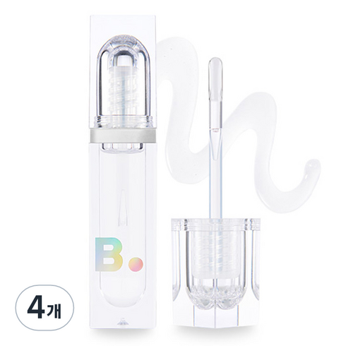 바닐라코 볼륨 립 플럼퍼 라이트, 투명, 3.8ml, 4개