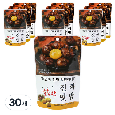 진짜 맛밤, 50g, 30개