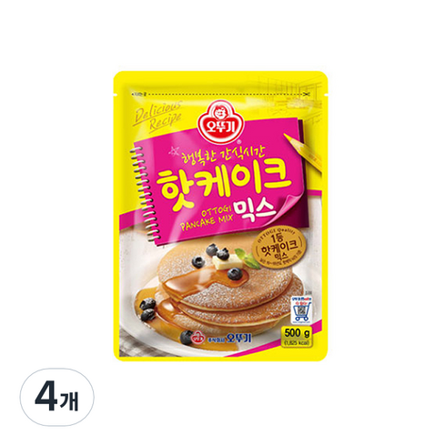 오뚜기 핫케이크 믹스, 500g, 4개