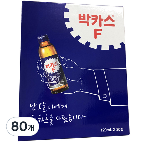 2023년 가성비 최고 박카스 - 동아제약 박카스 F 건강음료, 120ml, 80개