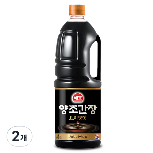 양조간장 - 해표 양조간장, 1.8L, 2개