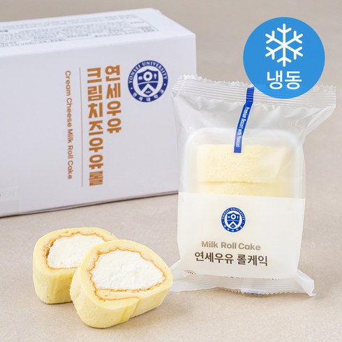 2023년 가성비 최고 연세우유생크림빵 - 연세우유 크림치즈 우유롤 (냉동), 390g, 1박스